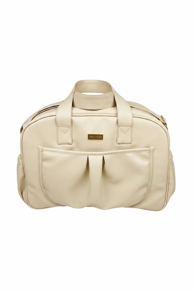 Mala de Maternidade Premium Made with Love — Camel / Bege