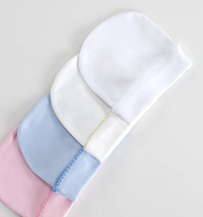 Gorro Bebé Algodão c/ Picueta Colorida — Maquiagem